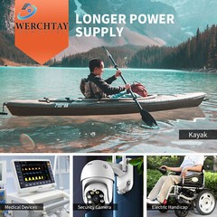 24V 100Ah LiFePO4 Battery Lithium 2Pack 12V 100Ah BMS Solar For Boat RV Off-grid