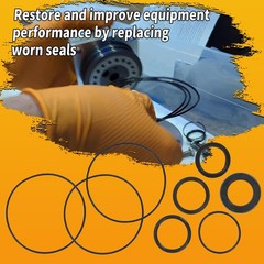 WIKIBB Rebuild Seal Kit for 50 Series Hynautic Steering Helms – Replaces OEM…