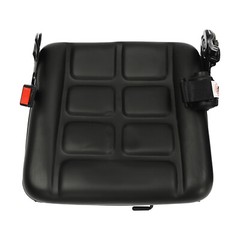 Black Forklift Seat Heavy Duty Vehicle Seat Adjustable 35-180°Tractor Seat