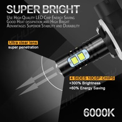 2x LED Headlight bulbs For Deere X730 X734 X738 X739 X750 X754 X758 AM118013 JD