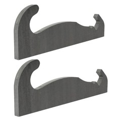 2pcs Steel Quick Attach Bracket 1-1/2″ For Cat Fusion Coupler Loader mounts