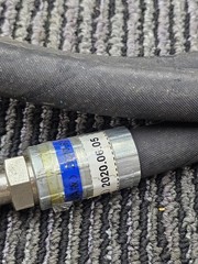 John Deere AT513280 5FT Flexible Hose Replacement Black 513280P23H Fitting