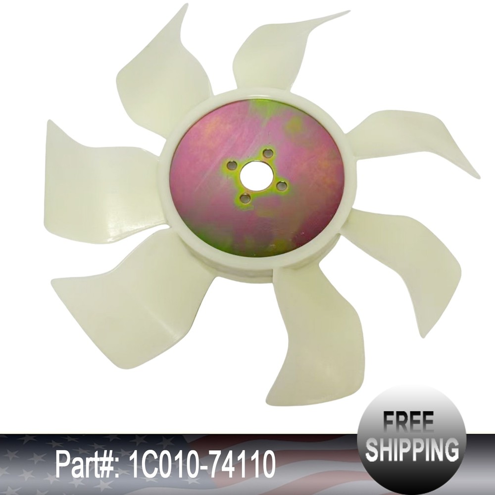 Radiator Fan For Kubota V3300 V3600 V3800 M105SC M6800 M8200 Engines 1C010-74110