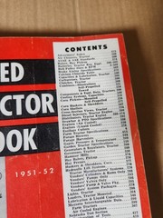 36th Annual Edition 1951-52 Red Tractor Book Implement & Tractor Publication