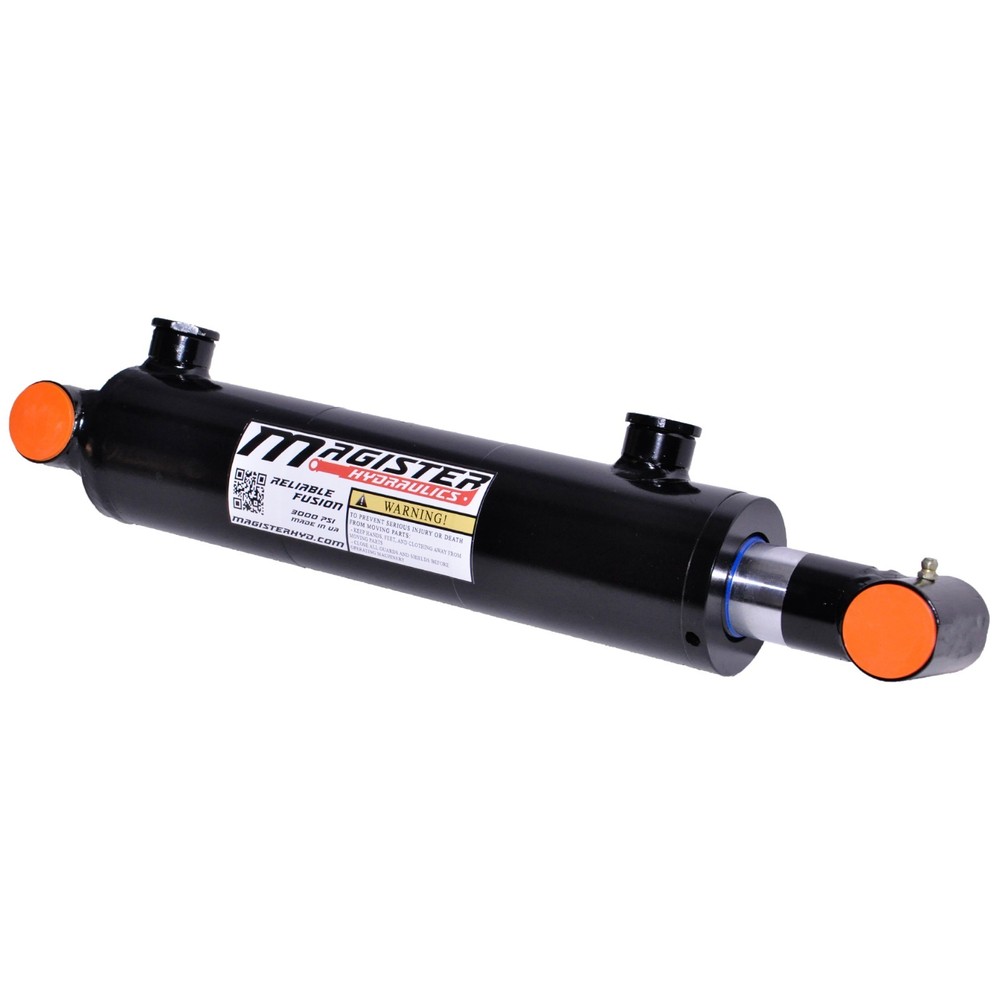 Hydraulic Cylinder Welded Double Acting 3″ Bore 16″ Stroke Cross Tube 3×16 NEW
