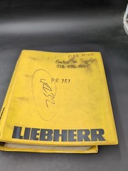 LIEBHERR PR751 Tractor Dozer Crawler Parts Manual Catalog Book Spare List spare