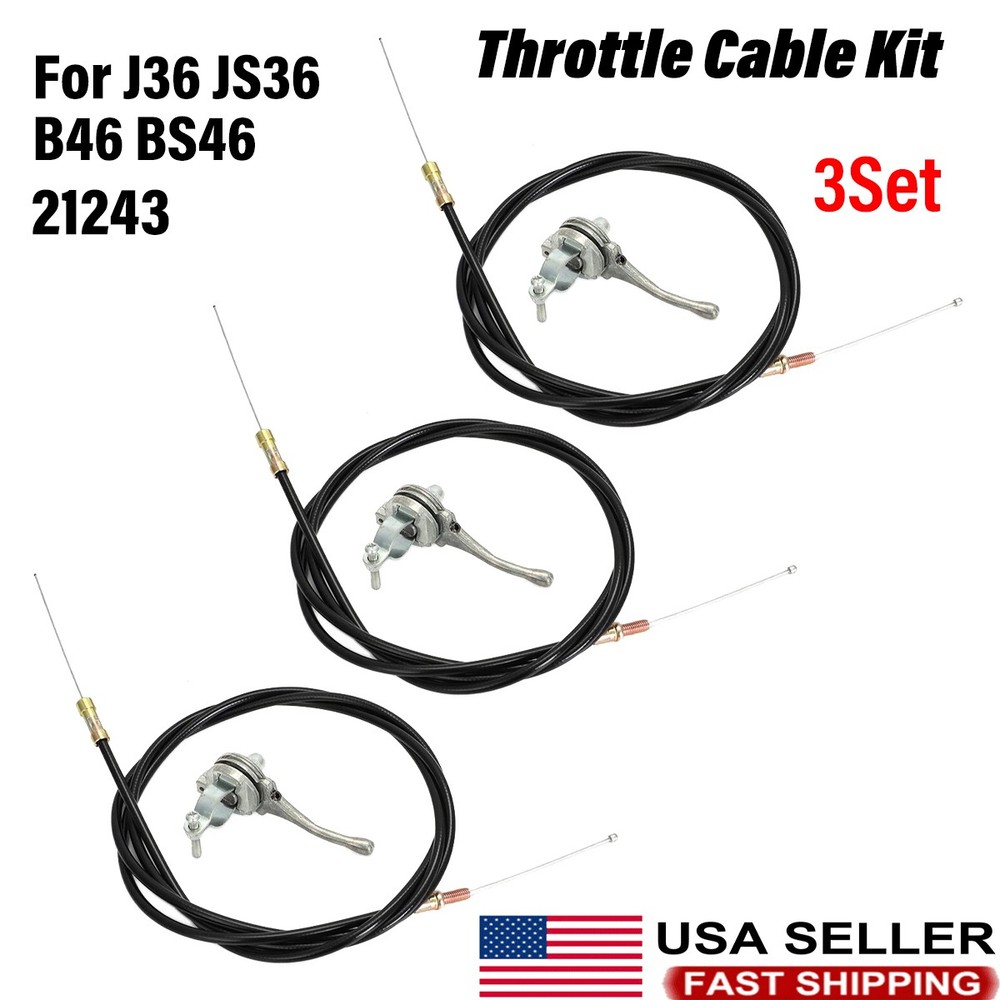 High Quality Throttle Cable Kit 21243 For J36 JS36 B46 BS46 Trowel Machines 3X