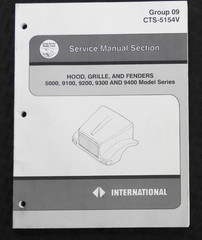 INTERNATIONAL NAVISTAR 9200 9300 9400 Semi Truck Tractor Service Manuals