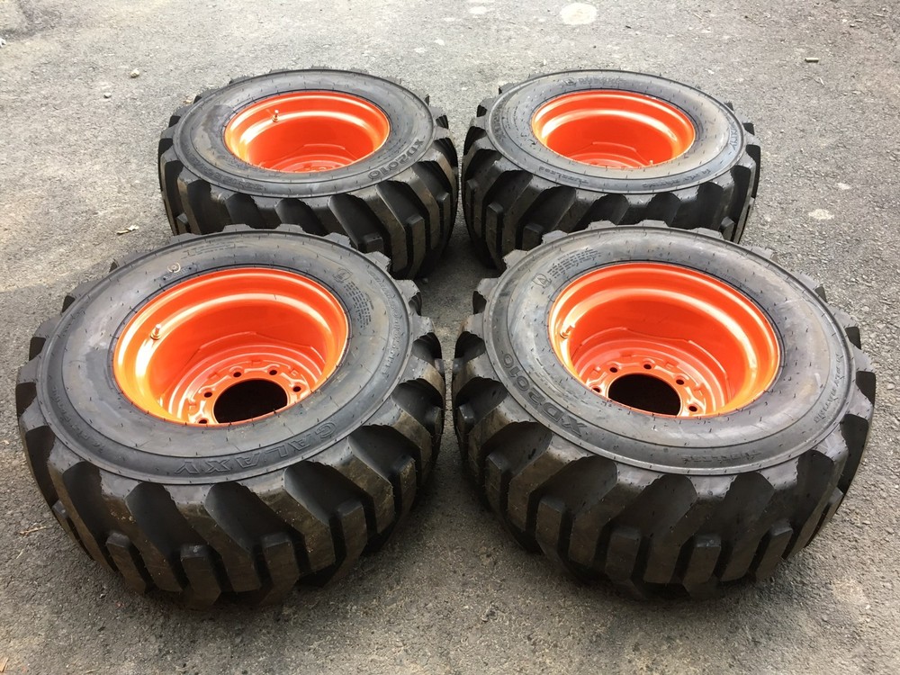 33X15.5-16.5 Galaxy Skid Steer Tires Rims/Wheels-33X15.50-16.5- for Bobcat, etc