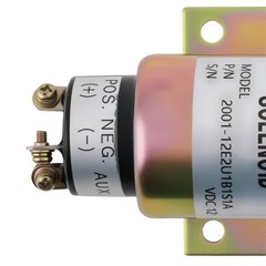 12V Fuel Shut Off Solenoid for 2001-12E2U1B1S1A For Woodward lift 3 Terminals