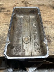 3-53 General Motors Diesel Rocker Cover. Chrome. Good Used. Includes Gasket