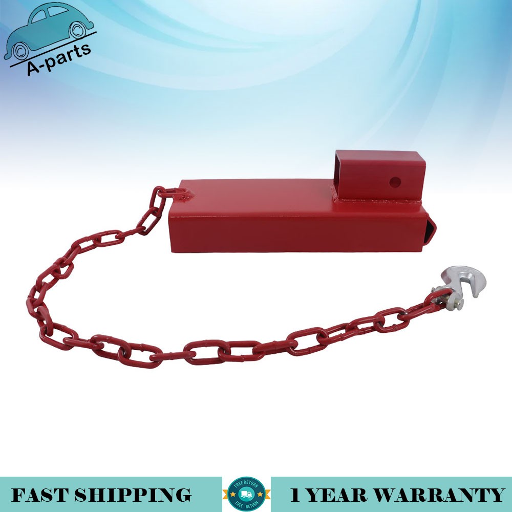 2″ Forklift Trailer Hitch Receiver Attachment Towing Pallet Forks Adapter