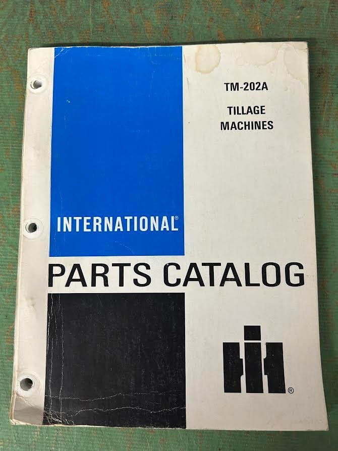 1973 International Parts Catalog – TM-202A Tillage Machines