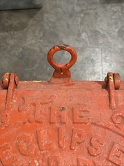 RARE 1890’s Eclipse Cast‑Iron Seed Hopper – Hayes Pump & Planter Co. Galva IL