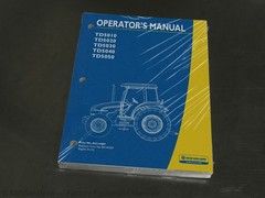 New Holland TD5010, TD5020, TD5030, TD5040, TD5050 Tractor Operators Manual Book