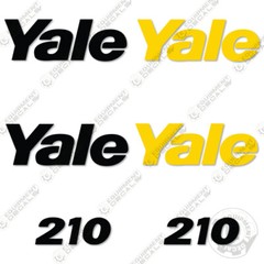 Fits Yale 210 Decal Kit Forklift Equipment Decals – 7 YEAR 3M VINYL!