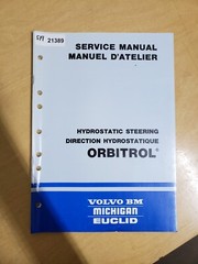 Volvo Euclid Hydrostatic Steering Orbitrol Service Manual