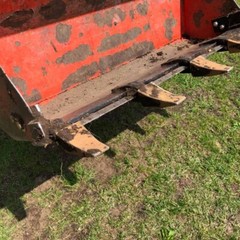 Titan Attachments UA Tooth Bar 60″ 86 lb. Bucket 23TF Bolt On Steel USA Made
