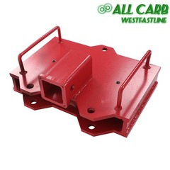 Forklift Hitch Adapter 2″ For Dual Pallet Trailer Tow Receiver Attachment