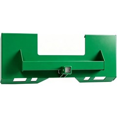 Universal Skid Steer Quick Attach Plate Adapter 1/4″ Steel w/ 2″ Hitch Receiver