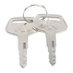2PCS 787 Ignition Keys for Komatsu Excavator Dozer Backhoe Loader Equipment