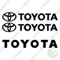 Fits Toyota Forklift Equipment Decals – Any Color