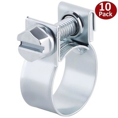 NEW 10 Pcs 1/4″ 5/16″ 3/8″ Fuel Injection Gas Line Hose Clamps Clip Pipe Clamp