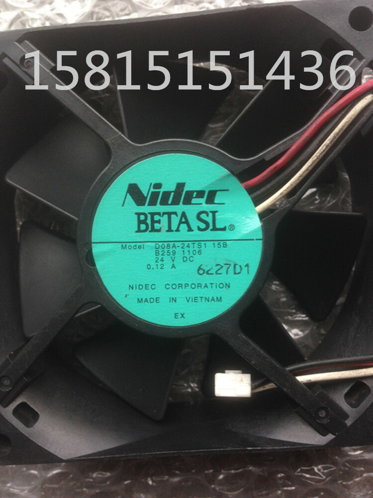 1PC NIDEC D08A-24TS1 02 8CM 8025 24V 0.12A #98/7