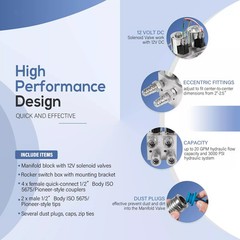 Hydraulic Multiplier Kit 2 Circuit Selector Valve and Switch Box Control