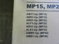 Caterpillar CAT MP15 MP20 MP30 MP40 Multi-Processor Parts Manual SEBP3163-12