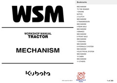 KUBOTA TRACTOR L4330 OPERATOR SERVICE SHOP MANUAL PDF ON USB NOT PRINTED