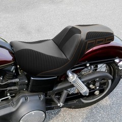 Driver Passenger Seat for Harley Dyna Street Bob Super Glide Fat Bob 2006-2017