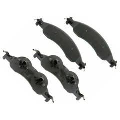 4pcs Front Ceramic Slotted Disc Brake Pads Ford Lincoln Navigator 5.4L 2007-2009