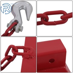 Forklift Hitch Receiver 2″ Trailer Hitch Receiver Towing Adapter Ball Mount