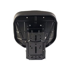 Low Back Seat Black Vinyl with Mechanical Suspension fits Kubota