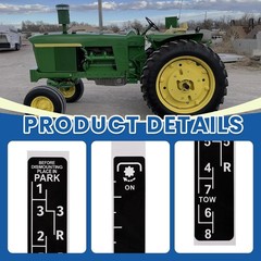 For John Deere Syncro-Range Tractor Shift Pattern Decal 4010 4020 4320 4520 5010