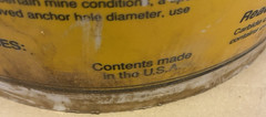 NEW KENNAMENTAL C-10 ROCK AUGER TOOTH POCKETS / MADE IN THE UNITED STATES