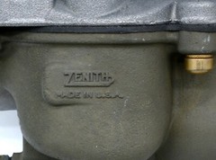 OEM Zenith Carburetor fits Lincoln Welder SA 200 SA-250 Electric Idler Pipeline