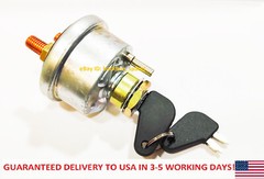 7N-0718 7N0718 BATTERY DISCONNECT IGNITION SWITCH FITS CATERPILLAR WITH 2 KEYS