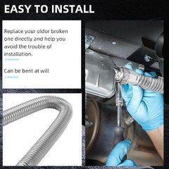 1 inch Stainless Steel Exhaust Hose, 23.6″ Flexible Exhaust Size: 23.6in/60cm