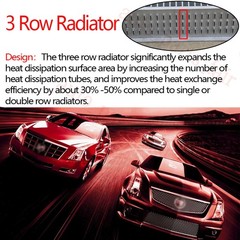 3-Row Radiator For Case Backhoe International 586C,580C 584C 585C Forklift NEW