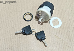 GENUINE JCB IGNITION SWITCH AND 2 KEYS (PART# 701/80184 701/45500)