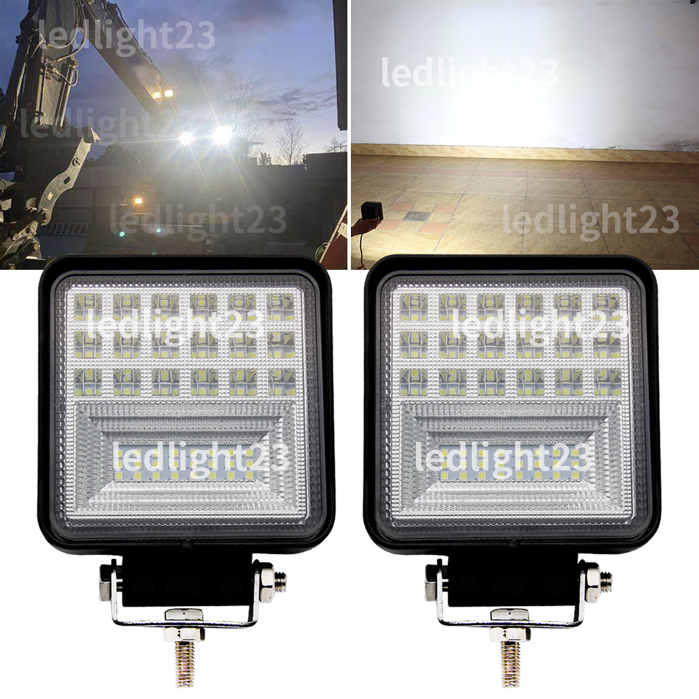 Fit LED Forklift Front Light 12V 24V Loader Headlight Excavator WorkLight