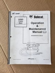ONE Bobcat Hand Tool Remote Attachment Control Operation & Maintenance Manual