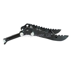 Single Hole Metal Grab For Mini Excavators Attachments Hydraulic Thumb Clip