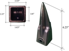 JMA X156TL Bucket Teeth Fits Hensley Excavator Single Tiger Ground Engaging