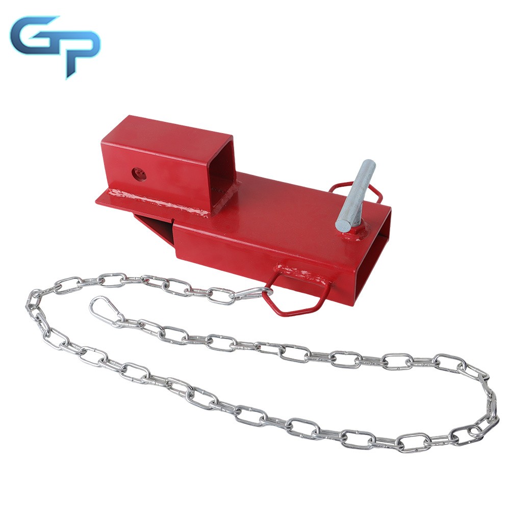 Insert Forklift Trailer Hitch Receiver 2″ for Pallet Forks Towing Adapter
