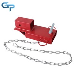 Insert Forklift Trailer Hitch Receiver 2″ for Pallet Forks Towing Adapter