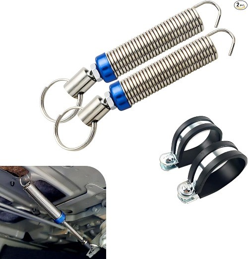 2 PCS Car Trunk Lid Spring, Universal Automatic Lifting Device with Clamps, Corr