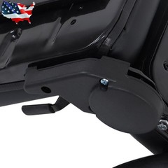 Adjustable Backrest Lawn Mower Tractor Seat Forklift Excavator Seat w/ Armrests